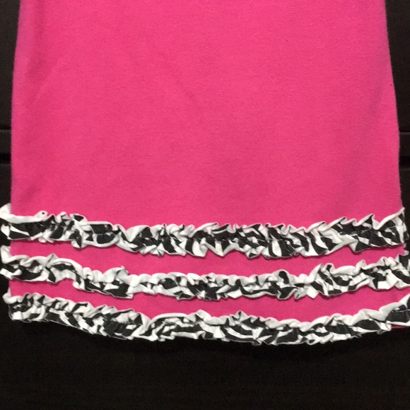 Jenny & Me Pink + Zebra Print Dress - Picture 2 of 6